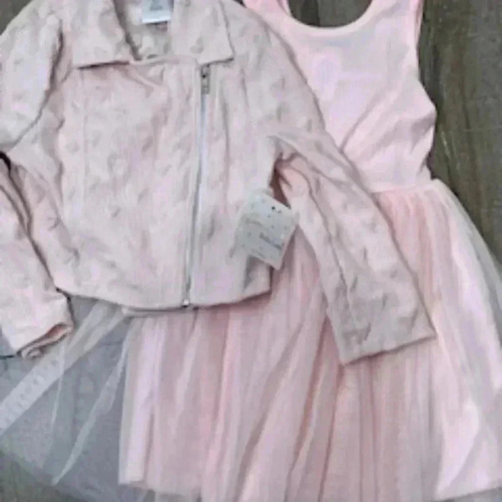 NEW Love To Be Loved Pink Dress And Jacket 2 pieces‎ Girls Sz 4 NWT